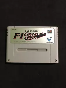 F1 GRAND PRIX SUPER FAMICOM SFC USATO JAPAN SOLO CASSETTA - Foto 1 di 2