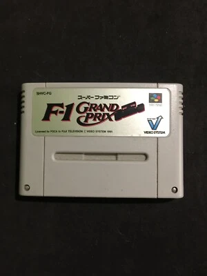 F1 GRAND PRIX SUPER FAMICOM SFC USATO JAPAN SOLO CASSETTA - Immagine 1 di 2