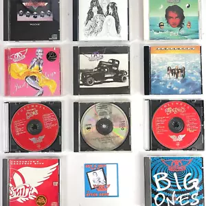 Aerosmith Concert Pass + 12 CD Lot Hits Gems Toys Debut Classics Live Grip Line - Picture 1 of 17