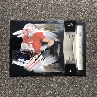 2009 Playoff Prestige BRANDON GIBSON #6 Prestigious Picks ROOKIE AUTO 068/100 - Image 1 of 4