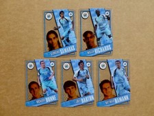 TOPPS Premier League i-Cards 2006/07 - MANCHESTER CITY - x5 Crystal Acetate
