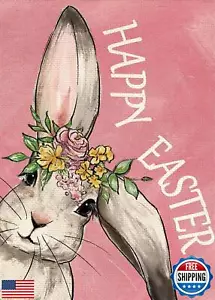 KINPLUB Happy Easter Bunny Diamond Painting Kits for Adults, 5D Rabbit Diamon - Picture 1 of 5