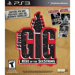 BRANDNEU PS3 Power Gig: Rise of the SixString Guitar Spiel PlayStation 3 - Bild 1 von 1