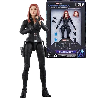 Hasbro Marvel Legends 6" Infinity Saga Capitán América 2 Viuda Negra Foto 1 de 4
