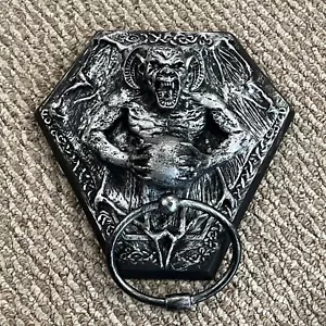 Spirit Halloween Gargoyle Demon Motion Sensor Door Knocker Sound and Lights - Picture 1 of 8