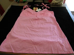 Size 8 Roxy Ladies Naughty& Nice Spaghetti Straps Pink Top NWT RRP $34.95  - Picture 1 of 6