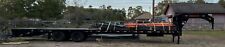2022 Maxx-d 42’ Gooseneck Trailer, 97” Wide Flatbed With Fold Out Entrance Ramps
