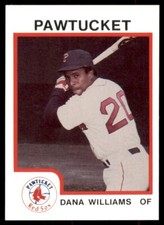 1987 ProCards Minor League Dana Williams (B) Pawtucket Red Sox #76