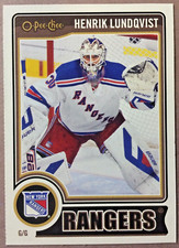 2014-15 O-Pee-Chee Box Bottom Henrik Lundqvist New York Rangers
