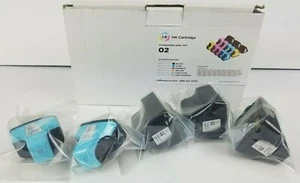 LD ~ Lot of 2 - 02 Cyan Ink Cartridges & Lot of 3 02 Black Cartridges ~ Sealed - Picture 1 of 3