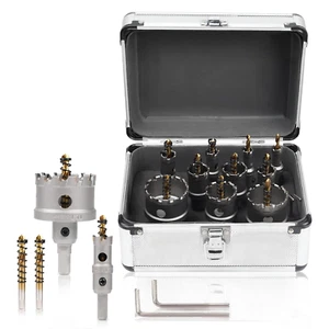 Kit de Brocas Para Acero Inoxidable Metal Hierro Duro 10Piezas sierra perforador - Picture 1 of 12