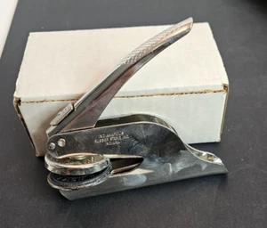 NOTARSIEGEL""""INDIANA''''''' IDEAL MODEL M INDIANA NOTARSIEGEL MIT ETUI - Bild 1 von 5