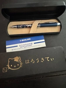 Sanrio HELLO KITTY Pen in Case 07-K-KR Japan with RED & BLACK INK - Picture 1 of 8
