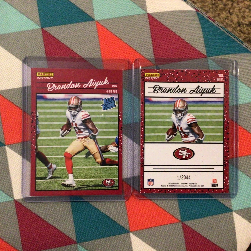 #11 Brandon Aiyuk 49ers RC 2020 Panini Instant Rated Rookie Retro Football NFL - Image 1 of 1