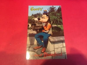 Disney Goofy About Disneyland Vintage Drawbridge Post Card - Picture 1 of 2