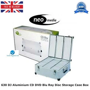 1x630 DJ Aluminium CD DVD Blu Ray Disc Aufbewahrung Tragetasche Box nummerierte Hüllen - Bild 1 von 4