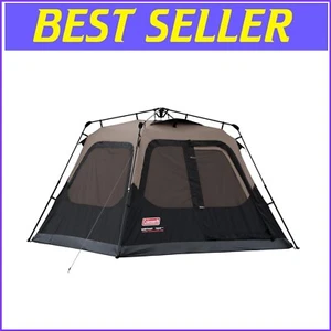 4-Person Instant Camping Tent with 60-Second Setup & WeatherTec Protection - Picture 1 of 9