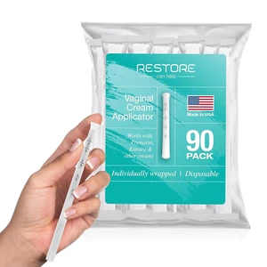 Vaginal Applicators - Disposable Plastic Threaded Vaginal Cream Applicator - Sea - Picture 1 of 12