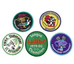 5 WIBC & FWBA Bowling Tournament Patches Buffalo, NY St. Petersburg Milwaukee... - Picture 1 of 8