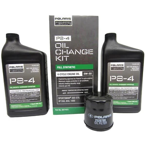 Polaris New OEM Full Synthetic Oil Change Kit PS-4, 2877473 - Picture 1 of 12