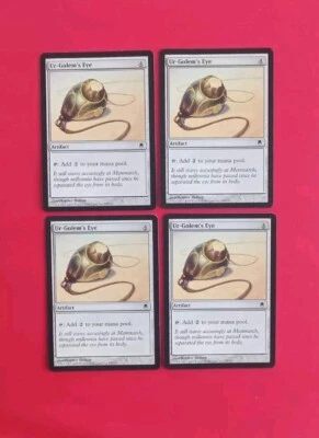 Ur-Golem's Eye x4 NM Unplayed Darksteel 4x Playset Magic the Gathering MTG  - Image 1 of 2