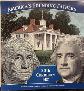 2016 Founding Fathers Currency Set - Picture 1 of 4