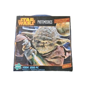 Rompecabezas Star Wars 1000 piezas Buffalo Photomosaic Yoda Light Saber SERIE 1 - Imagen 1 de 3