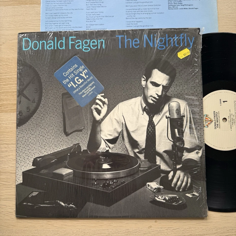 1982 Donald Fagen ‎The Nightfly Steely Dan Shrink Hype Complete Excellent OG US Foto 1 de 4
