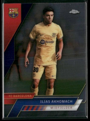 2022-23 Topps Chrome FC Barcelona #96 Ilias Akhomach - Image 1 of 2