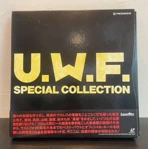 UWF Special Collection LaserDisc Box 5LD Japan Pro Wrestling 1988-1990 w/Poster - Picture 1 of 7