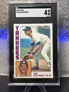 1984 Topps Don Mattingly RC #8 SGC 4 #5216780 - Picture 1 of 2