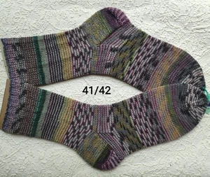 Handgestrickte Socken, Gr. 41/42, *Unikat* - Bild 1 von 2