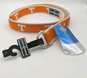Nuevo con etiquetas Cinturón de Lona Moonshine University of Tennessee Vols Marrón Naranja Talla 36"  - Imagen 1 de 3