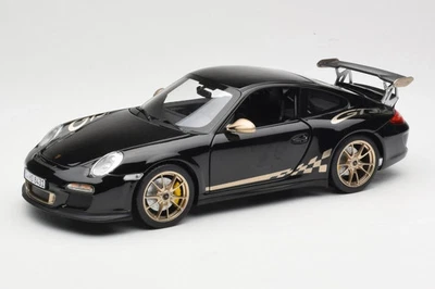 NOREV COLLECTORS  1:18 AUTO  PORSCHE 911  GT3 RS 2009 NERO E ORO      ART 187563 - Immagine 1 di 4