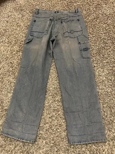 Vintage Ecko Unltd. Herren Baggy Jeans Y2K Hip Hop Wide Leg Herrengröße 34x32 - Bild 1 von 6