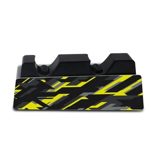 Schutzfolie Ladestation Aufkleber Gaming Design Folie Neon Gelb R142-14 - Picture 1 of 5