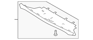 Genuine Landrover 2018-2023 Range Rover Velar Tow Bracket Cover LR095346 - Picture 1 of 2