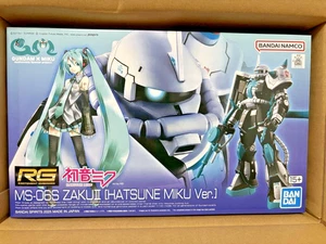 RG 1/144 MS-06S Zaku II Hatsune Miku Ver. Premium Bandai Limited Model Kit - Bild 1 von 3
