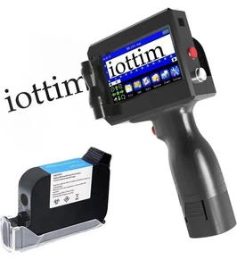 iottim Handheld Inkjet Printer 600DPI Portable Date QR Barcode Coder Open Box - Picture 1 of 18
