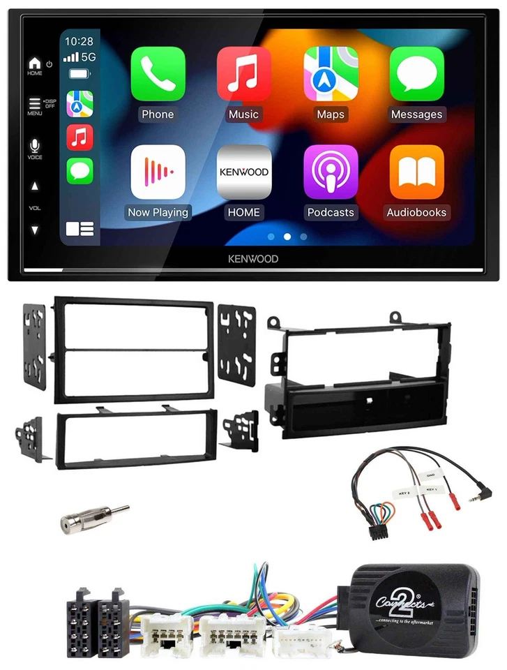 Kenwood DAB USB Bluetooth 2DIN Lenkrad Autoradio für Nissan 350Z 2002-2005 Roads - Bild 1 von 4