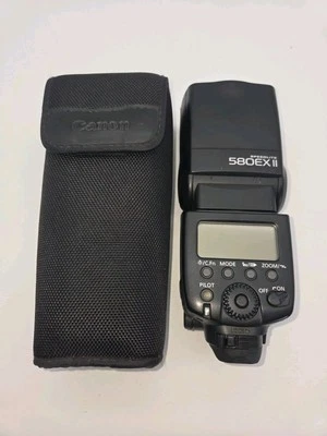 Canon Speedlite 580EX II Aufsteck Blitz für Canon EOS Spiegelreflexkameras - Bild 1 von 4