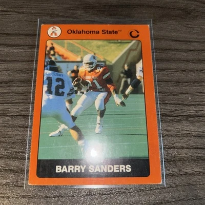 1991 Collegiate Collection Oklahoma State University Cowboys - Barry Sanders #61 - Image 1 of 2
