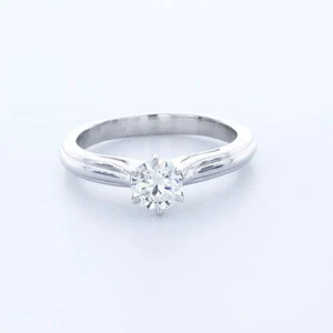 Solitär Verlobungsring klassisch 18K Gold 0,93 ct rund Lab-gezüchtet Diamant E VS1 - Bild 1 von 8