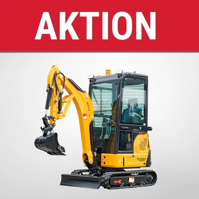 🔥1,8t Minibagger Bagger 18,4 kW Kompaktbagger Raupenbagger Kleinbagger Lader - Bild 1 von 4