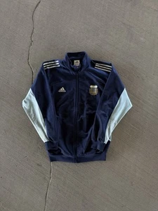Vintage Adidas Argentina Football Jacket Soccer World Cup Track 2000s Y2K Large - Picture 1 of 7