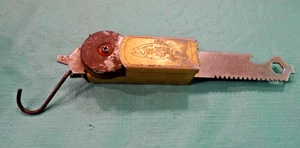 Multiutensile da pesca Jiffy Pal modello A anni '50 - scala, misura nastro, scala - Foto 1 di 9