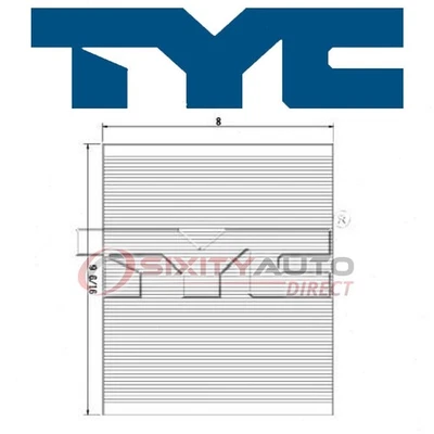 TYC Cabin Air Filter for 2016-2020 Chevrolet Malibu HVAC Heating Ventilation xs - Image 1 of 4