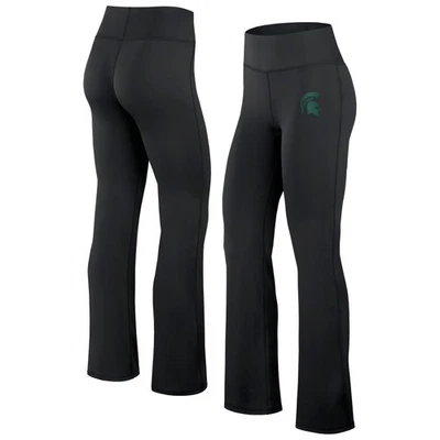 Women's Fanatics Black Michigan State Spartans Training Camp Maxed Out Flare - Imagem 1 de 3