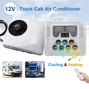 12V Rooftop RV Air Conditioner Electric Heat & Cool AC Unit US Fit RV Truck Bus - Bild 1 von 15