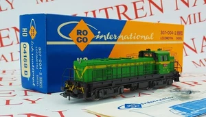 ROCO 4158 B - H0 1/87 - DIESELLOKOMOTIVE 307-004-2 GRÜN-GELB RENFE - EP.III - Picture 1 of 2